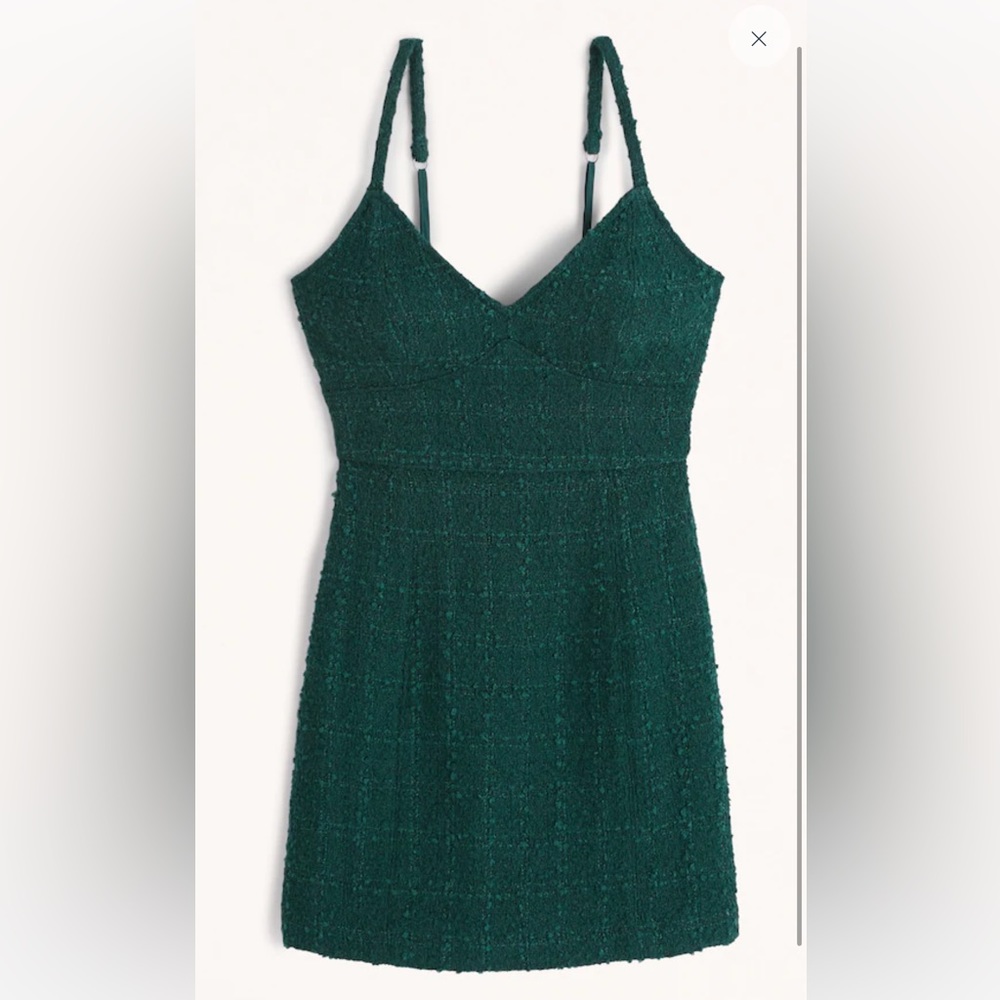 Abercrombie Corset Tweed Mini Dress NWT